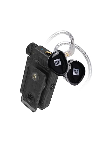 iFi GO blu Air Bluetooth DAC & AIRO Astra Earphones Bundle | Bluetooth 5.2, aptX Adaptive & LDAC, 4.4mm & 3.5mm Headphone Outputs, Hi-Res Audio