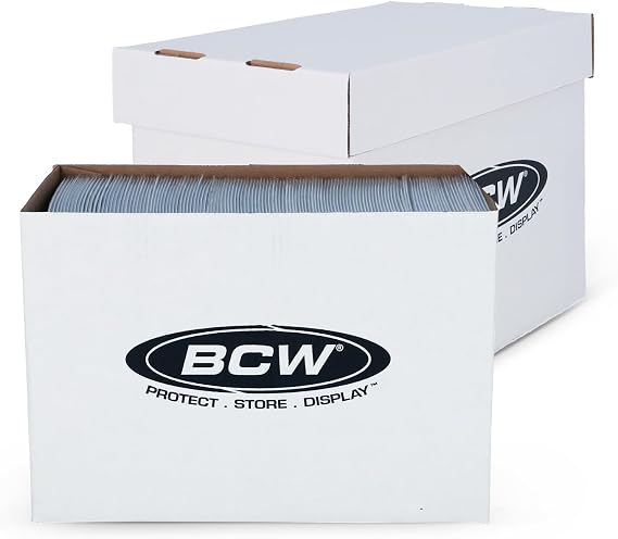 BCW Magazine/Document Storage Box 1-Pack | Durable Cardboard Filing Box