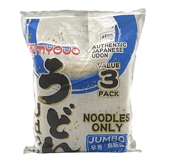 Myojo Jumbo Udon Noodles, No Soup, 4.94 Oz
