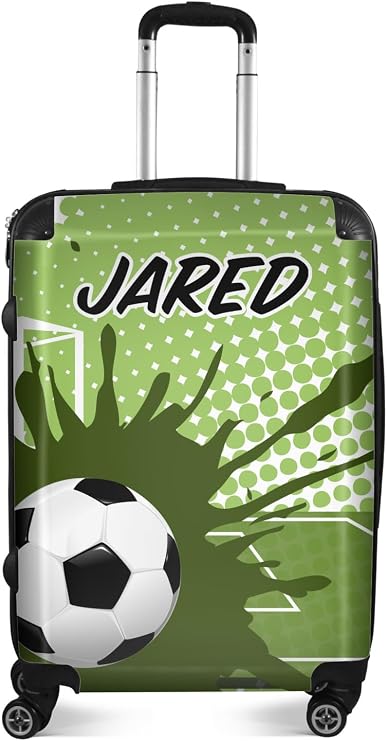 Personalized Soccer Suitcase - 24" Medium - Checked