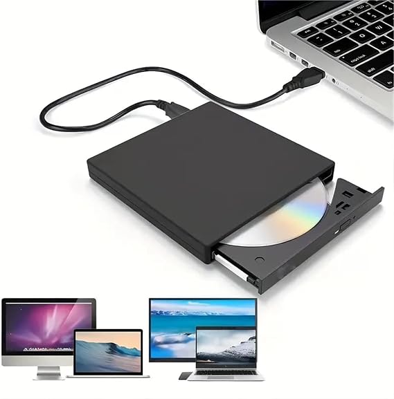 USB External DVD Drive for Pc Computer Laptop Universal Portable DVD Player