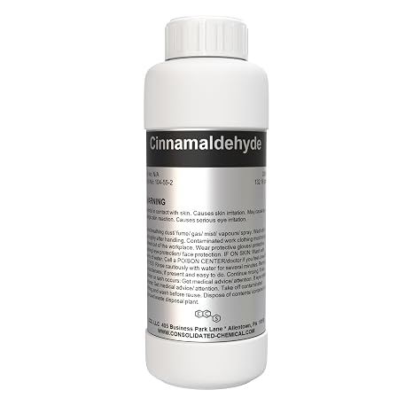 Cinnamaldehyde High Purity Aroma Compound (500mL (16 Fl Oz))