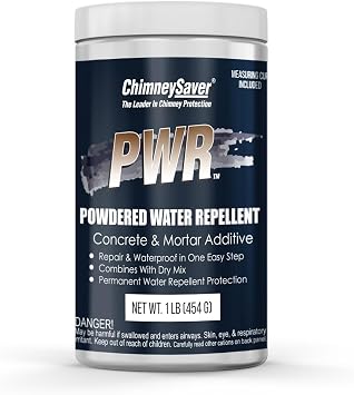 ChimneySaver Concrete Powdered Water Repellent - Rain Repellent, Easy Mix - 1 lb