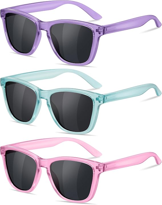 Kids Polarized Sunglasses for Girls Boys | UV400 Protection Classic Fashion sun Glasses Lightweight Material Age 3-10