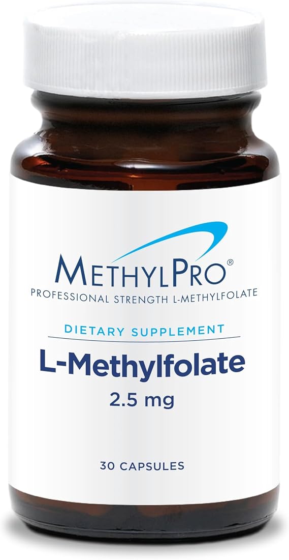 MethylPro L-Methylfolate 2.5 mg Flexible Dosing, 30 Capsules