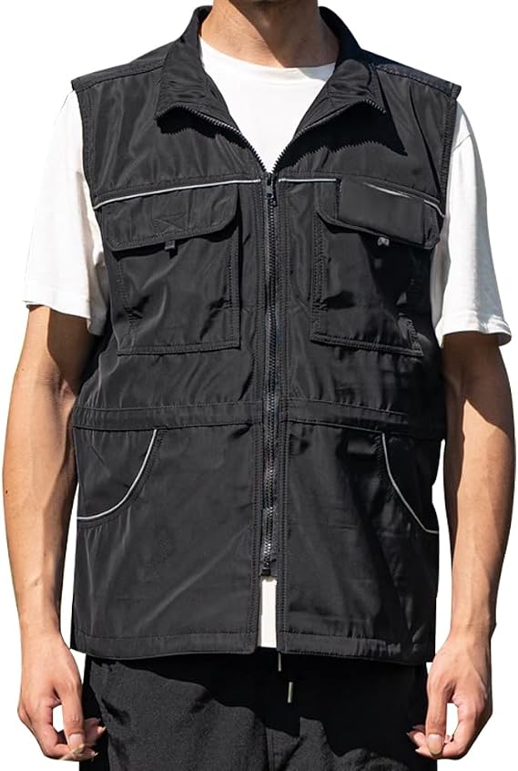 Reflective Dog Trainer Jacket with Multi Pockets Adjustable Waist Drawstring Handler Training Clothes