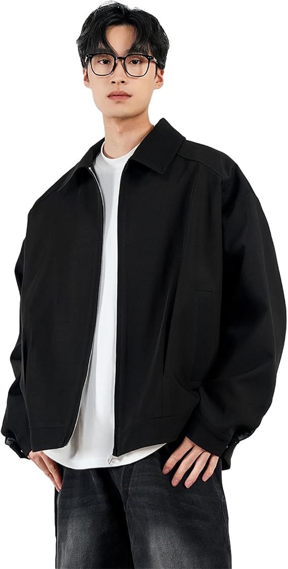 Men's Jacket Spring Autumn Lapel Korean Style Casual Youth Commute Coats For Men