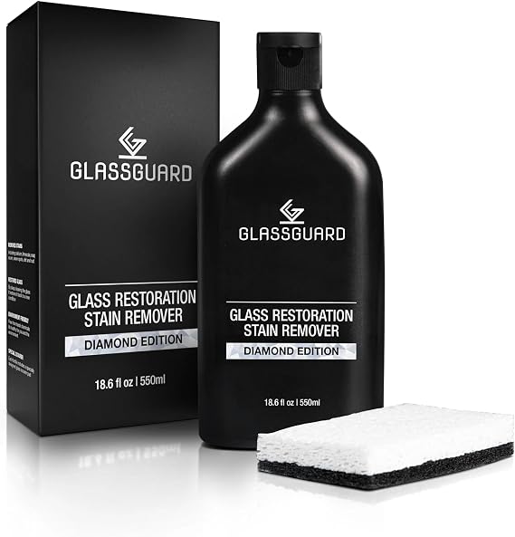GLASSGUARD Glass Restoration Hard Water Stain Remover, Shower, 250ml