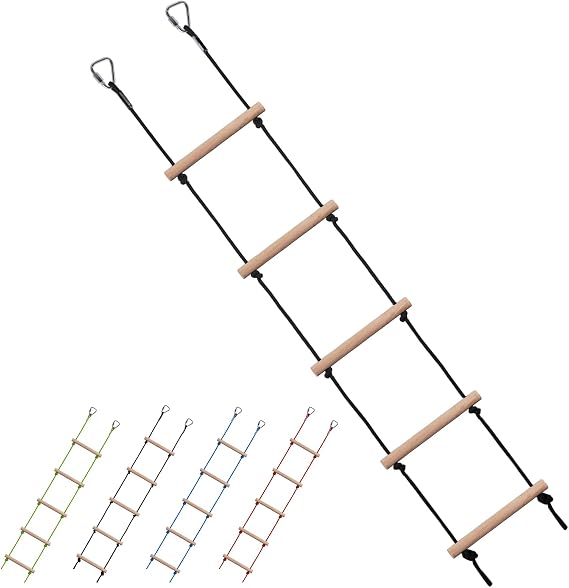 Kids Climbing Rope Ladder,for Swing Accessories 2 Hooks