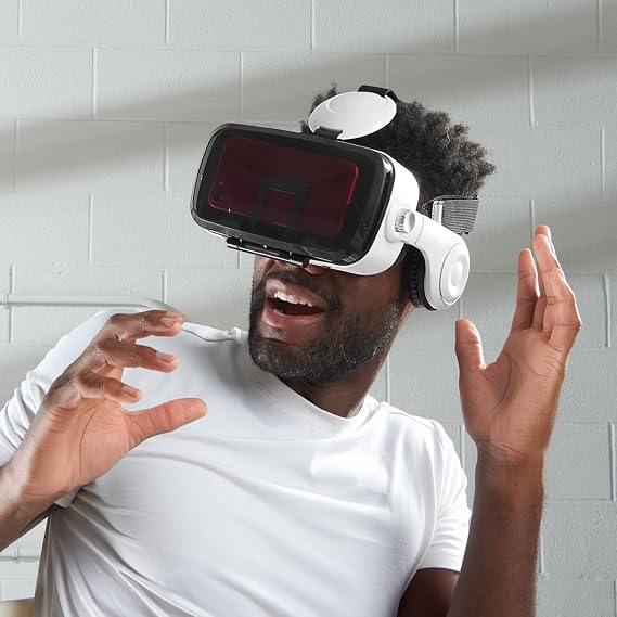 Sharper Image Bluetooth VR Headset with Earphones by Sharper Image