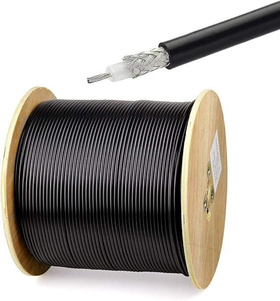 Superbat RG58 Coaxial Cable 50 Ohm Coax Cable 20 Feet (6.09 Meters)