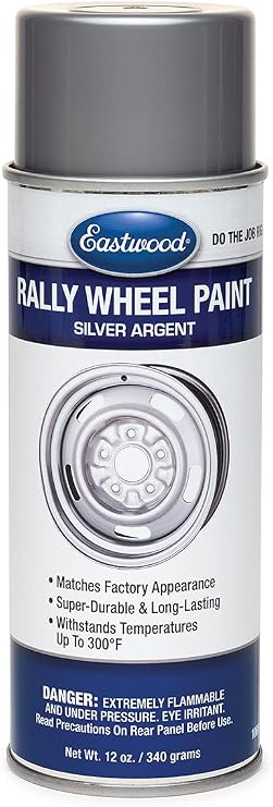 Eastwood Acrylic Rally Wheel Argent Silver Lacquer Paint Aerosol 12 oz 50-60% Gloss