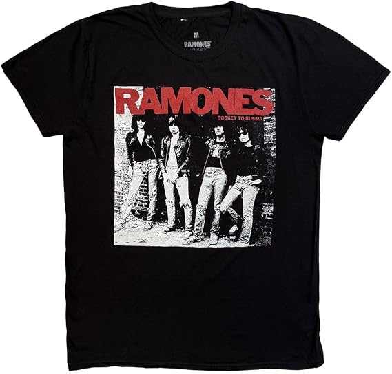 Ramones Men's Rocket to Russia T-Shirt Black
