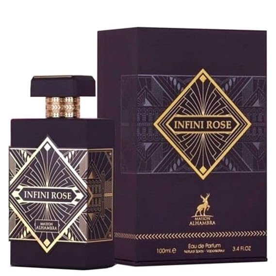 Infini Rose by Maison Alhambra for Unisex - 3.4 oz EDP Spray