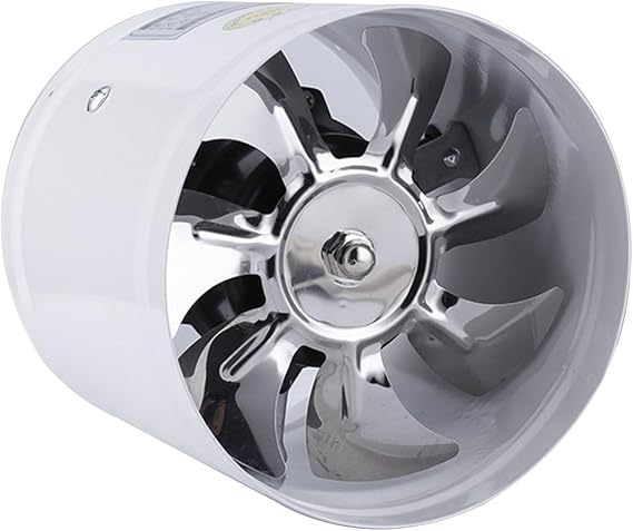 Super Suction Multifunction Powerful Silent-Exhaust Fan Low Noise Ventilation Extractor For Kitchen Bath Garage Vent Kitchens And Attics Air Ventilator Metal Pipe Ventilation For Household Kitchen