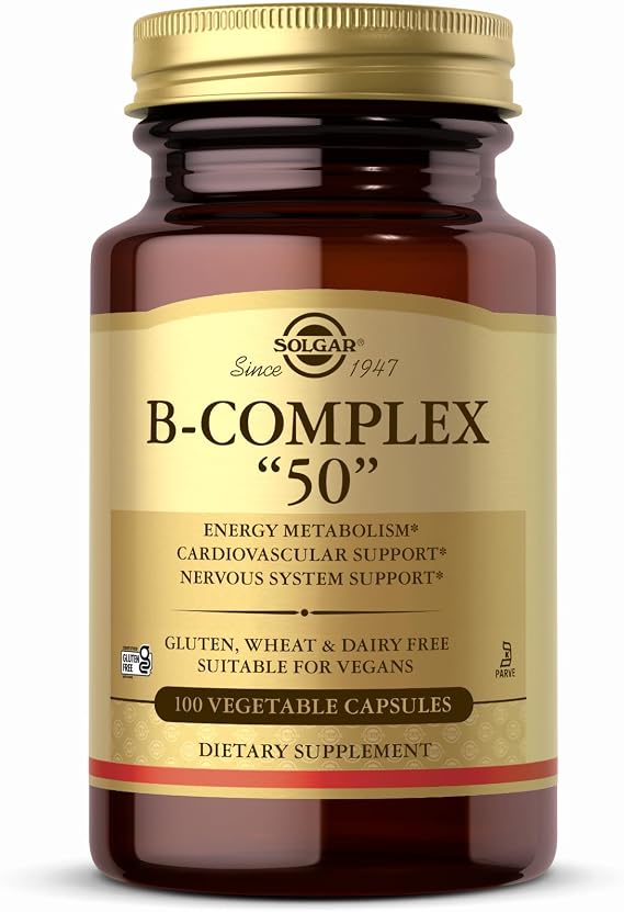 SOLGAR Vitamin B-complex '50' 100 Kapsül
