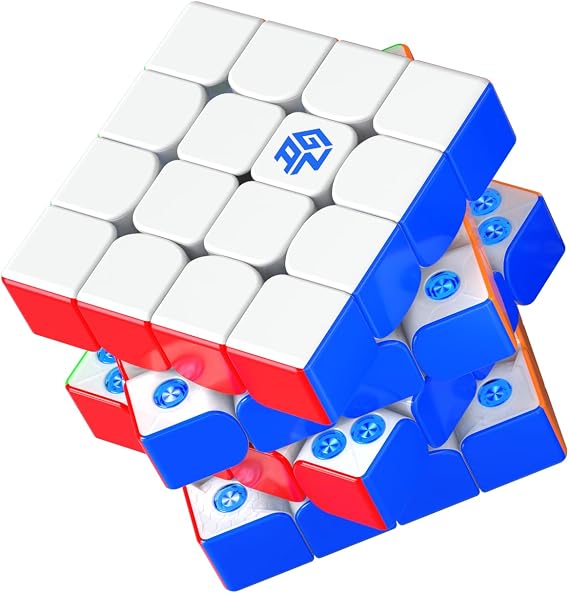 GAN 460 M V2 4x4 Magnetic Speed Cube for Speedcubers, UV Coated | 160 Magnets, Smooth & Responsive Turning, Omni-directional Positioning, Flagship Craftsmanship, Spatial Awareness Toys