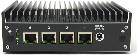 Protectli Vault Pro VP2410-4 Port, Firewall Micro Appliance/Mini PC - Intel Celeron J4125, DDR4 RAM, M.2 SSD Storage, AES-NI, 8GB RAM, 120GB SSD