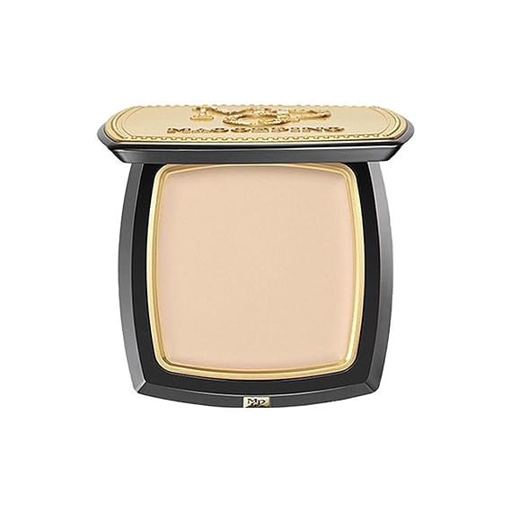 MAOGEPING Light & Clear Flawless Pressed Powder Foundation, Long-Wearing, Water-Resistant, Buildable Coverage, Natural Finish, 4g Compact