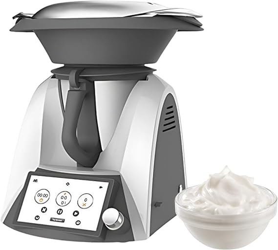 All-in-One Smart Kitchen Machine, Automatic Cooking Robot with LCD Display and Guided Recipes,With Temperature Adjustable 37160C, All-in-One Cooking Robot For Busy Families