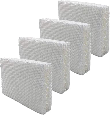 PUREBURG MD1-0002 MD1-0001 Replacement Wick Filters Compatible with Vornado MD10002 MD10001 EVAP1 EVAP3 Model 304050 HU1-0021 Holmes HM250 HM405 HM406 HM725,4-Pack