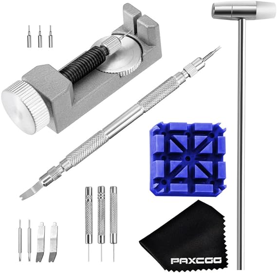 Paxcoo Watch Band Tool Kit - Watch Link Remover, Spring Bar Tool Set for Watch Repair and Watch Band Replacement