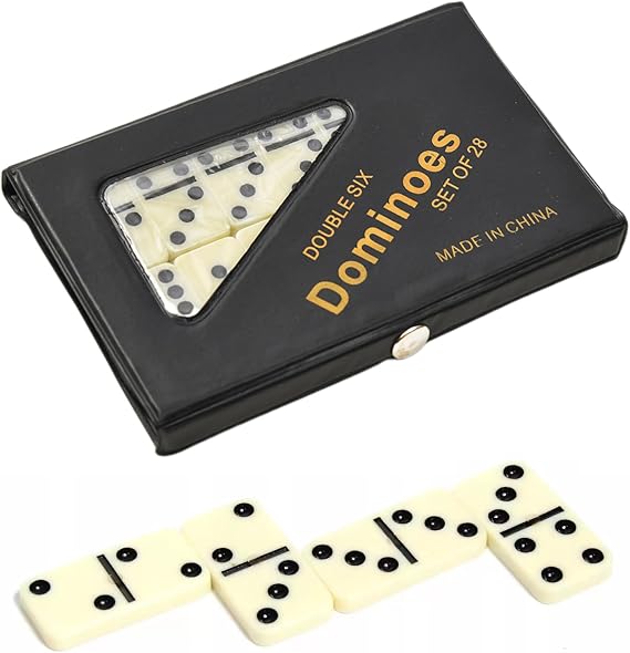 Mexican Train Dominoes Set for Adults,Dominion Board Game