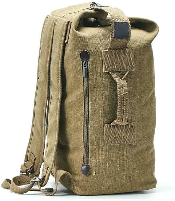 Backpack Large Capacity Backpack Men Travel Mountaineering Backpack Luggage Bag Canvas Shoulder Bag