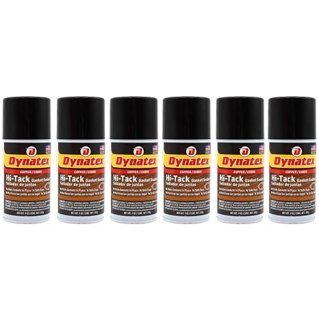 Dynatex Copper Hi-Tack Gasket Spray 9 oz Aerosol Can (6 Pack)