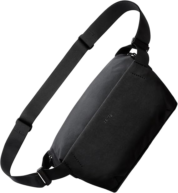 Bellroy Venture Sling, 9L Crossbody Bag - Black | 9L large crossbody bag made for travel and everyday carry