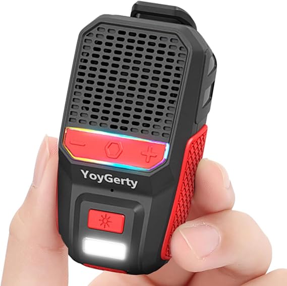 Wearable Bluetooth Speaker, IPX6 Waterproof Clip on Wireless Small Speaker