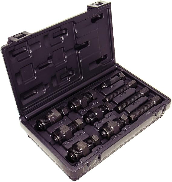 Pit Posse PP2128 10 Piece Combination Motorcycle ATV Flywheel Puller Tools and Case Set