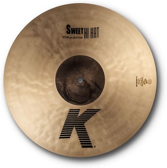 Zildjian K0722 14" K Sweet Hi-Hat Cymbal - Bottom