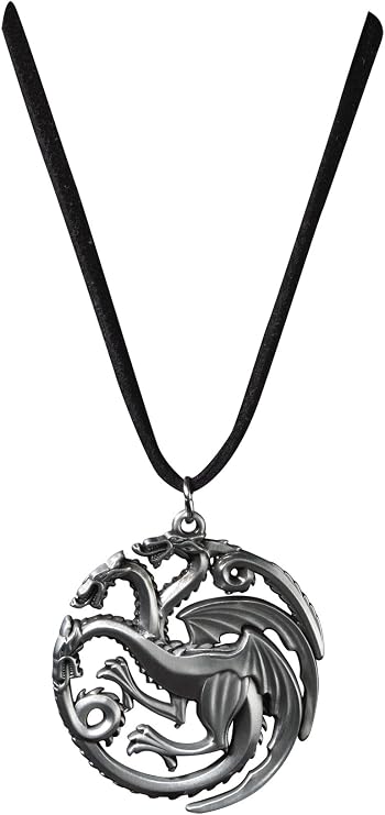 Game of Thrones Targaryen Dragon Die-Cast Pendant Necklace