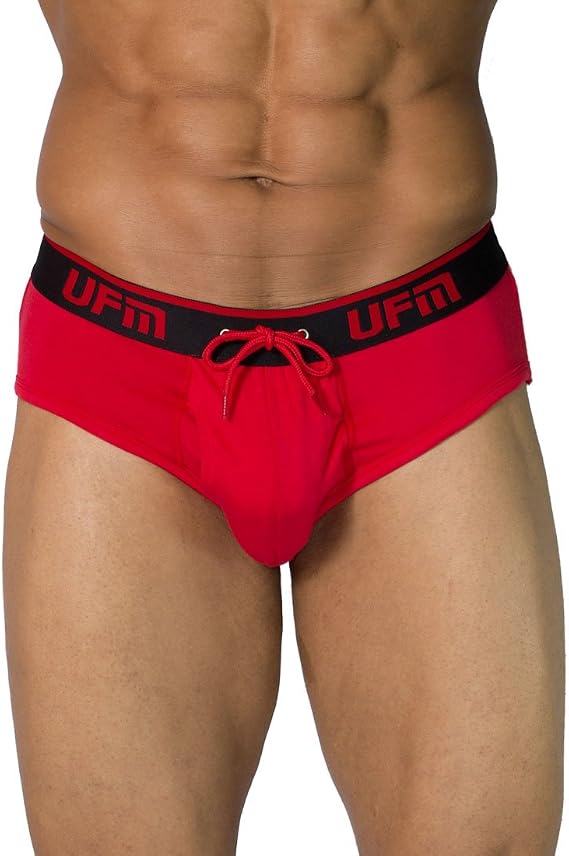 UFM Mens Brief w/Patented Adj. Support Pouch Underwear for Men