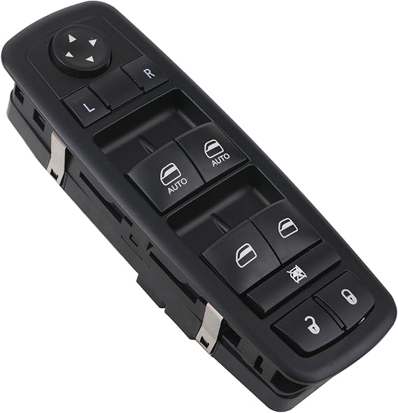 Power Master Window Switch Driver Side Control Button Compatible with 2015-2017 Chrysler 200, 2011-2020 Chrysler 300, 2011-2019 Dodge Charger, 16-2022 Ram 1500 2500 3500, 2011-2021 Jeep Grand Cherokee