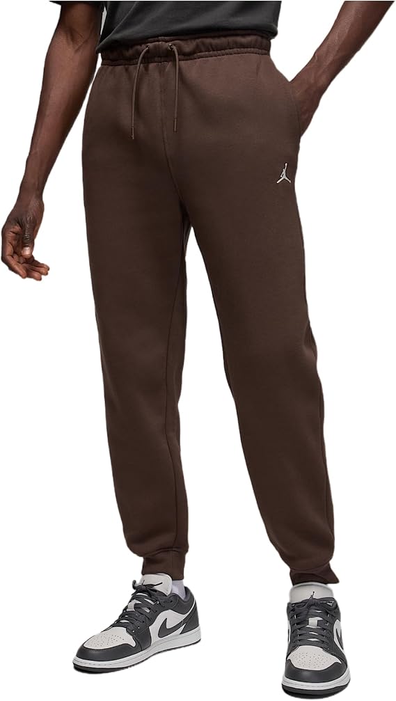 Jordan Brooklyn Fleece Men's Pants (Baroque Brown/Sail) Size Large