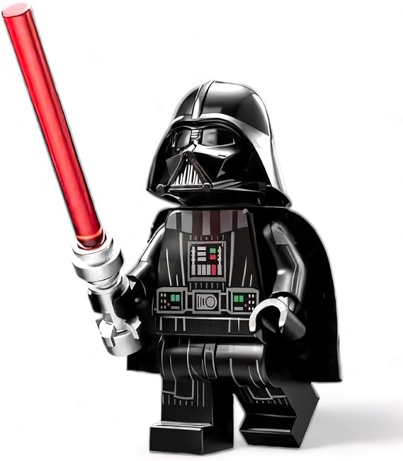 LEGO Star Wars: Darth Vader Minifigure with Lightsaber and Extra Black Cape