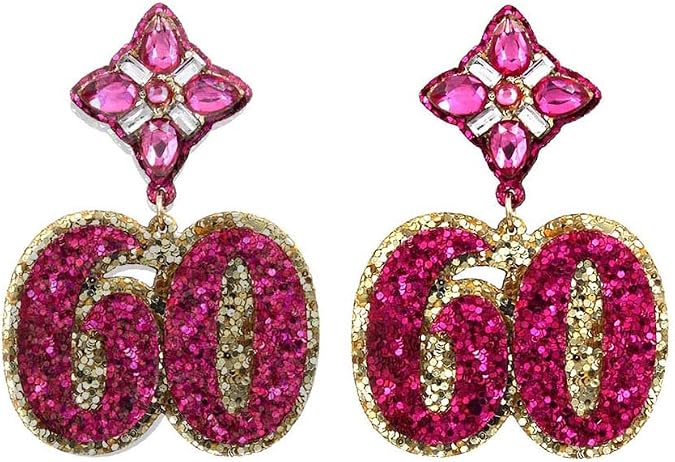 Birthday Glitter Drop Post Earrings - Shimmering, Jewelry, Memorable Milestone, Sparkles