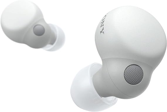 Sony LinkBuds S Truly Wireless Noise Canceling Earbud Headphones with Alexa Built-in, Bluetooth Ear Buds Compatible with iPhone and Android, White