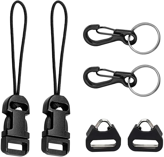 Camera Quick Release Strap Adjustable Quick Release Buckles for Nikon DSLR Camera Strap Quick Release QD Loops Clips Connector Buckle Connect Adapter to Lug Split Rings Adaptor Camera Neck Strap
