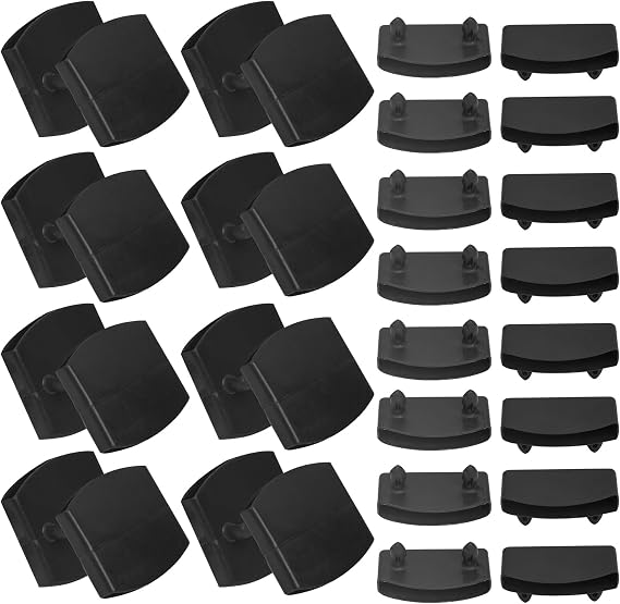 36 Pcs bed slats replacement bed slat end clip,plastic bed slat holders caps 55mm,for double/single bed and king size replacement support cap,24 ends and 12 center cap