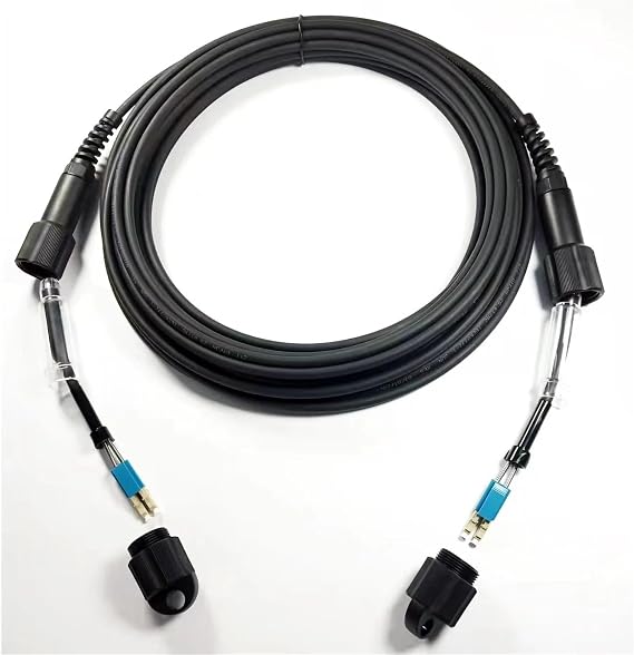 Fiber Optic Patch Cord NSN LC PDLC 2C OM4 Outdoor CPRI 150-300m 2 Core Fiber(150m,PDLC-PDLC)