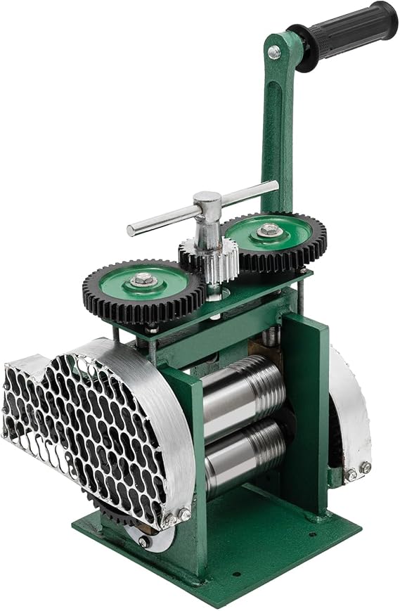 Manual Rolling Mill Machine - Multi-Function Roller for Metal Jewelry Making, Sheet and Wire Press Tool, Ideal for DIY Crafting and Tabletting