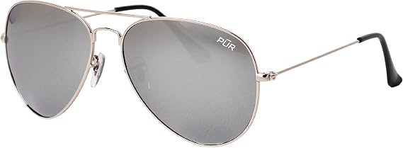 Aviator Sunglasses For Men Women Polarized Lens With 100% UV400 Protection Glasses Metal Frame Classic Mirror Style Aviators