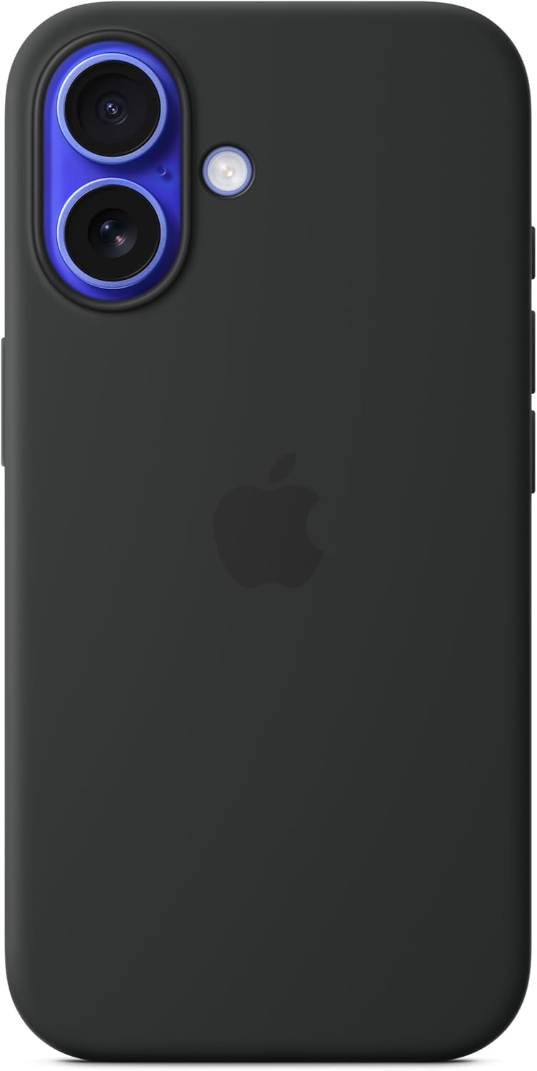Apple iPhone 16 Silicone Case with MagSafe - Black ​​​​​​​