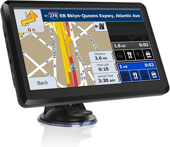 GPS Navigation for car Truck & RV & Car, Driver Alerts, Turn-by-Turn Directions,Car GPS Navigation 2026 Map and Free Update Map