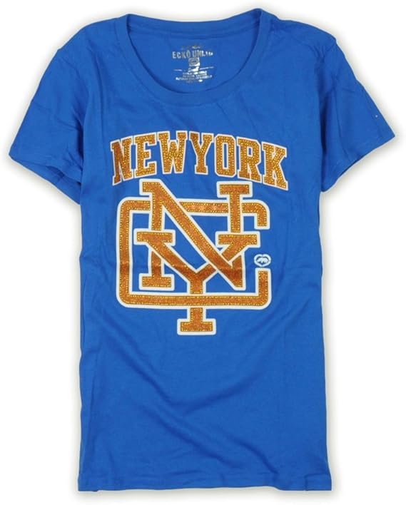 Ecko Unltd. Womens Crew Nk Bling Graphic T-Shirt