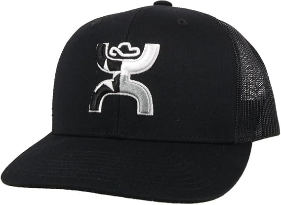 HOOEY Texican Texas Trucker Hat for Men Adjustable Snapback Mesh Baseball Cap - Western Work & Casual Wear Breathable Mesh