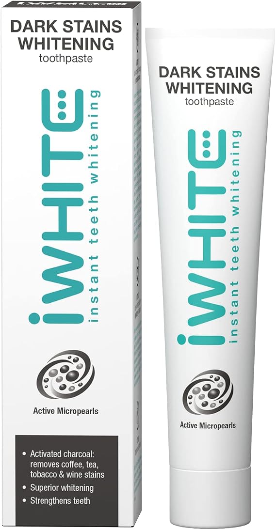 iWhite Dark Stains Whitening Toothpaste 75ml – Charcoal Toothpaste
